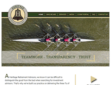 Tablet Screenshot of heritage-retirement.com